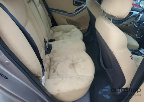 2012 Hyundai Elantra Gls z USA, uszkodzony, nr VIN 5NPDH4AE2CH133457